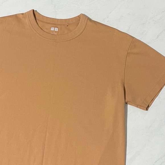 Uniqlo U Orange Tee Shirt Dress Size Small - Picture 3 of 6